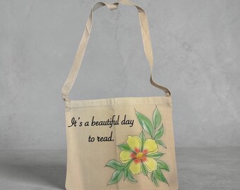 Bolso de mano para amantes del arte / Bolso de lona para amantes de los libros / Bolso para nerds de la poesía / Regalo literario / Bolso bandolera para escritores / Bolso de libros estético / Personalizado