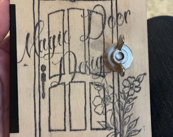 Prensa de flores de bolsillo / Mini prensa de flores de viaje / Prensa portátil para flores silvestres / Regalo para diario de naturaleza de viaje / Prensa de flores de madera para senderismo
