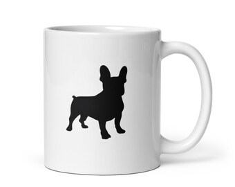 French Bulldog Black Silhouette Mug