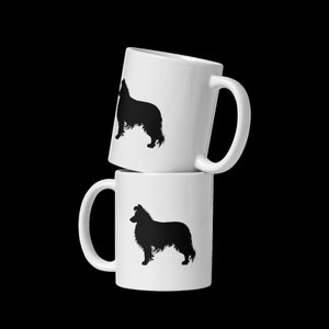 Jutetasche Mit Collie Sheltie Design - 21 Liter Baumwoll Shopper