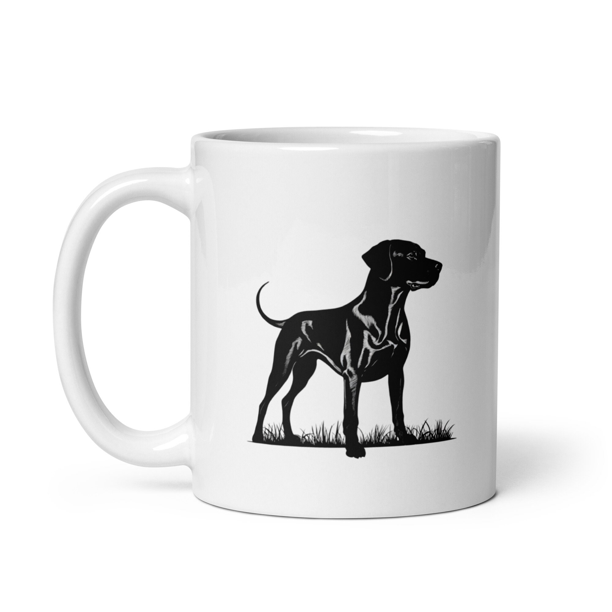Rhodesian Ridgeback Black Silhouette Mug - Etsy