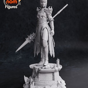 Shadowheart - Baldur&#39;s Gate 3 - 3D 12K gedrukt model - Nomnom-figuren