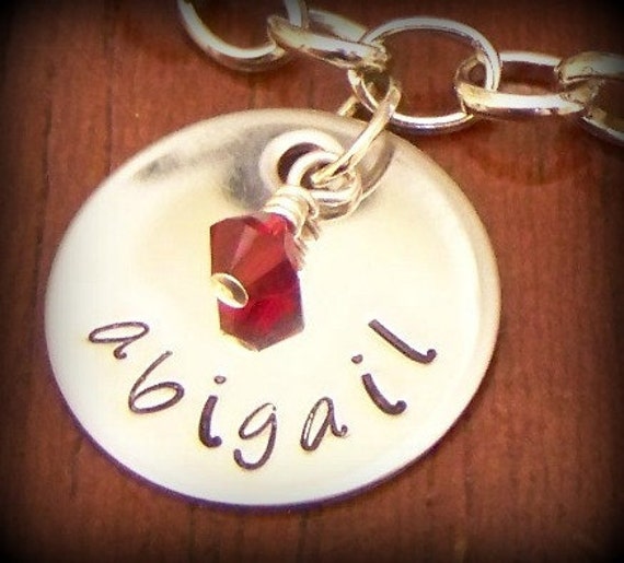 Name Charm for Bracelets or Necklace 3/4 Stainless Steel Etsy