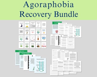 Agoraphobia Recovery, Anxiety Relief, Anxiety Worksheets, Panic Attacks, Exposure Therapy for Agoraphobia, Positive Affirmations