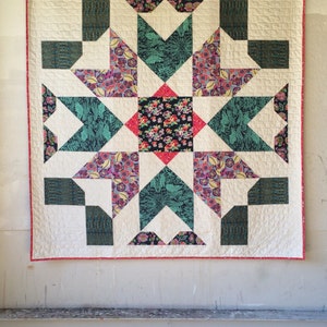 Marrakech, un patron de quilt moderne en PDF en deux tailles par Heather Jones image 4