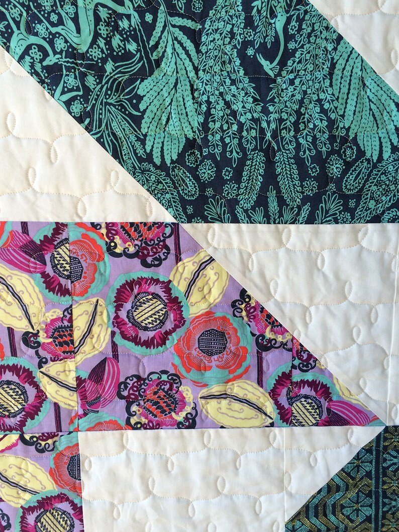 Marrakech, un patron de quilt moderne en PDF en deux tailles par Heather Jones image 5