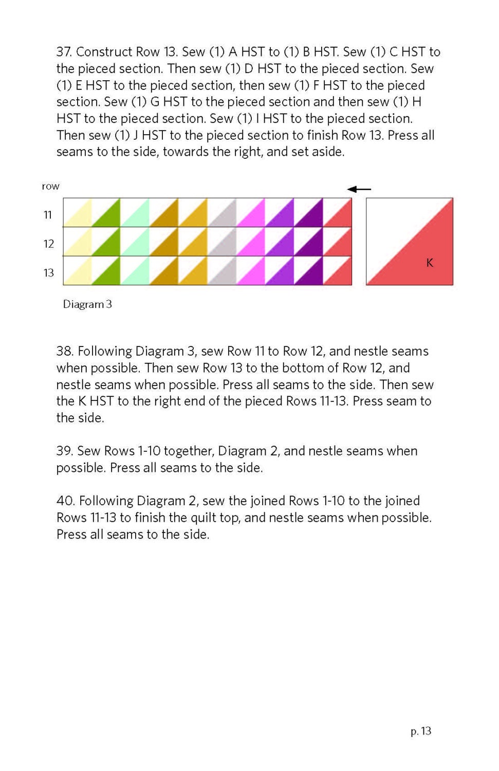 Dash, a PDF Modern Quilt Pattern in Two Sizes, by Heather Jones - Etsy