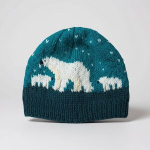 Patrón de gorro de oso polar (descarga digital)