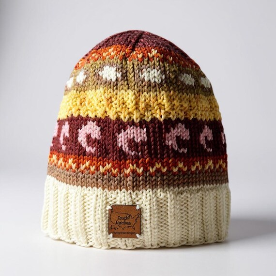 Cozy Knit Hat - State of South Carolina, Handmade - Etsy display picture 2