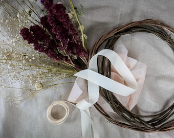 WREATH KITS | Large Christmas Wreath Kit, gift set, natural vine wreath, dried flowers, diy gift, natural, handmade gift, sustainable,