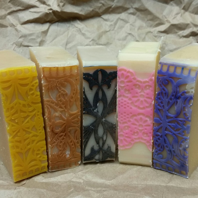 Choice of 6 Handmade Goat Milk Soaps, self care, free delivery, ready to ship, gift for her, eco friendly, cold process, Delta Moon Soap image 6