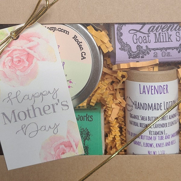 Lavender Gift Box, free shipping,  gift for her, Spa Gift, birthday gift, Mothers Day, ready to ship, pamper gift, Delta Moon Soap