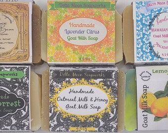 Goat Milk Soap, Ultimate Gift Collection, Ready To ship, free delivery,  Mild Soap, Delta Moon Soap