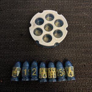 Bullet dice set