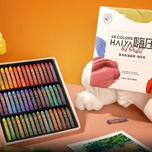 Levendige zachte oliepastelset | Kogelpotloden voor kunstenaars, beginners, studenten en kinderen | Niet giftig en gemakkelijk te mengen