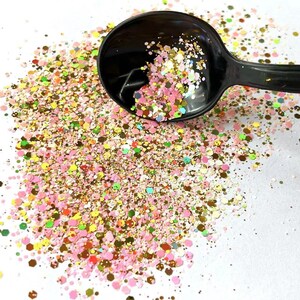 50 g de relleno de resina con purpurina para uñas/brillo brillante para manualidades, decoración de fiestas, limo, vasos, fabricación de joyas, proyectos de resina