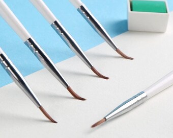 6 Pcs of Watercolor Brushes | Detail Brushes | Paint Brush Set for Painting, Detailing, Calligraphy & More | Perfect Art Brushes for Artist