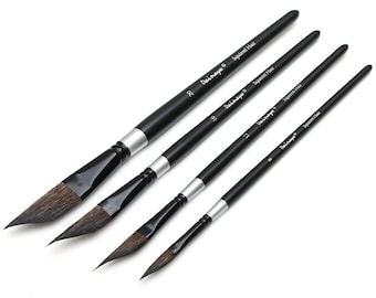 Watercolor Brushes | Art Brushes With Squirrel Hair for Watercolor | Artist Brush for Painting, Calligraphy, & Art | Paint Brush for Artist