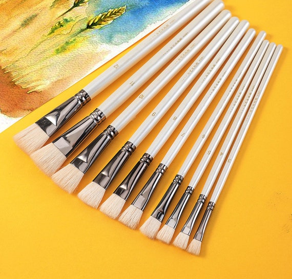 25 Pennelli Artista Set Di 25 Pennelli Per Pittura – Per Olio E Acrilico, Setole Sintetiche, Forme Assortite – Marca FM, Nuovo Bruno Bruni Profumo
