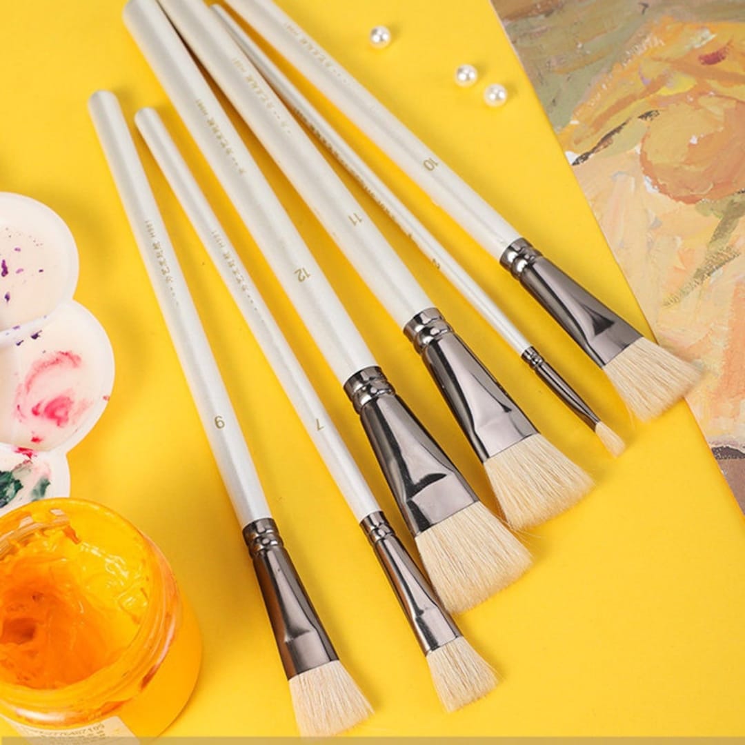 Set di pennelli in nylon da 12 pezzi Pennelli professionali per
