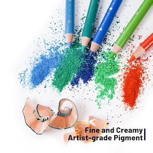 72/126 Color Pencil Set | Soft Colored Pencils for Drawing, Coloring, Sketching | High-Quality Pigments | Artist Supplies & Craft Materials