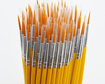 10-Pcs of Paintbrushes | Detail Brushes | Watercolor Brushes for Painting, Detailing, Crafts & More | Perfect Art Brushes for Artist Present