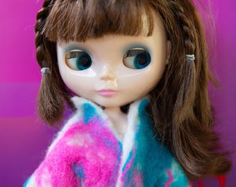 Blythe Doll Wollfilz Mantel