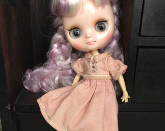 Avocado dyed dress for Middie Blythe