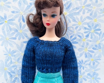 Barbie "Sweater de escuela de arte" patrona para tejer