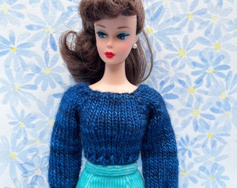 Barbie "Sweater de escuela de arte" patron para tejer