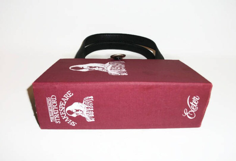 William Shakespeare Book Purse, Handmade Womens Handbag, Recycled Upcycled Bag image 4