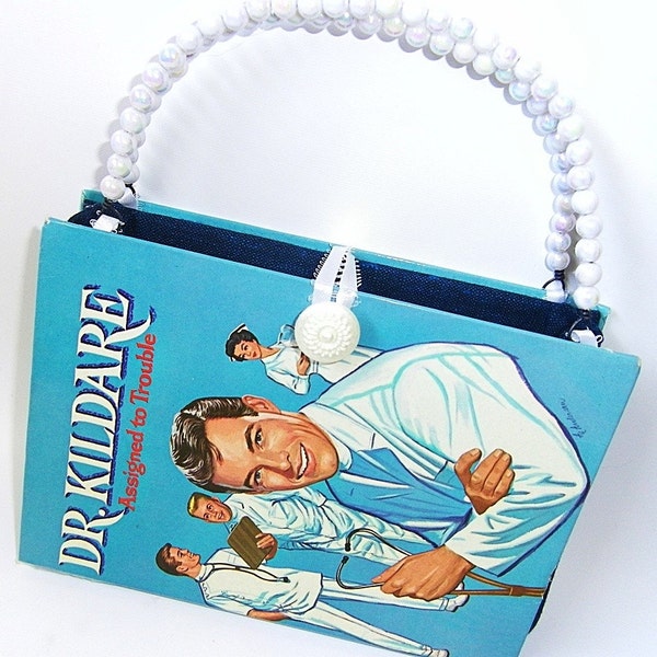 Vintage Dr. Kildare Book Handbag 1963 Book Purse