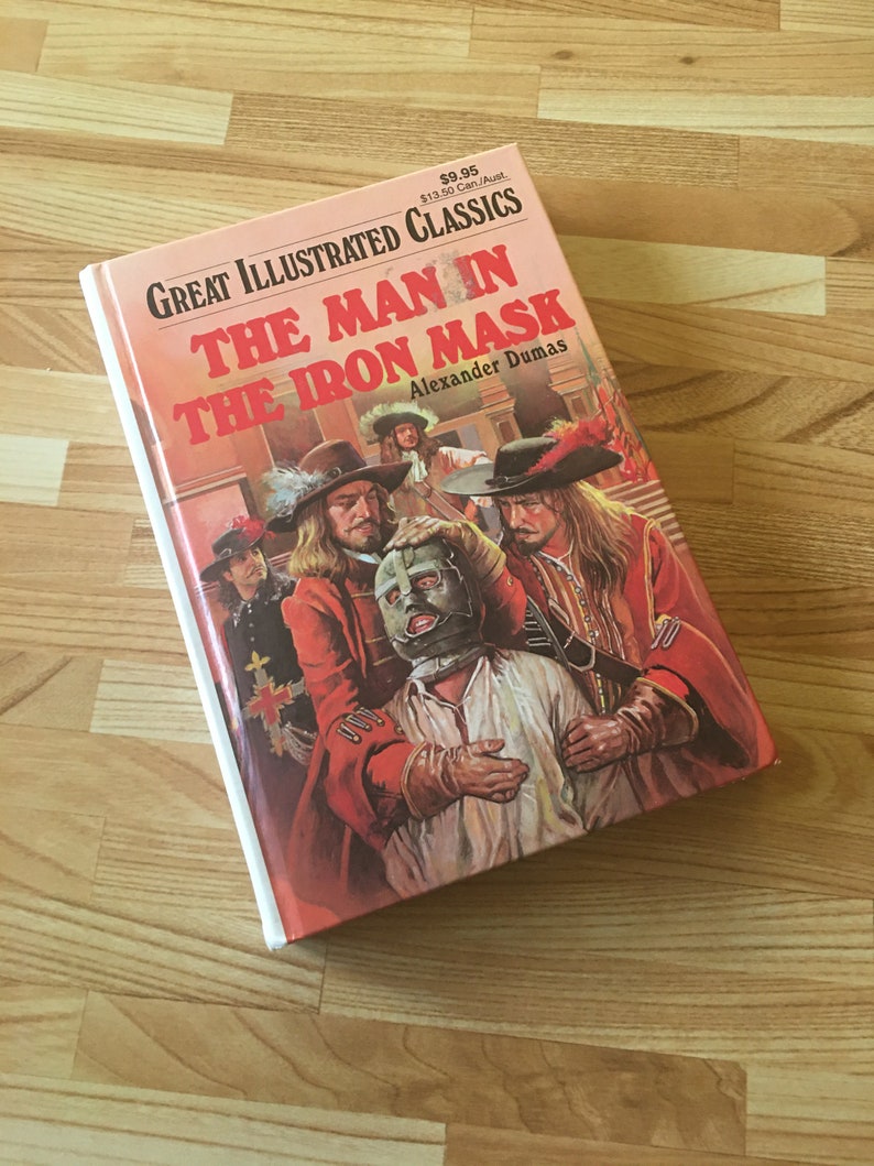 Hollow Book Safe Man in the Iron Mask Secret Stash Keepsake Etsy