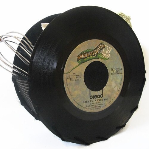 Vinyl Record Storage Holder Container for Office Desk Etsy