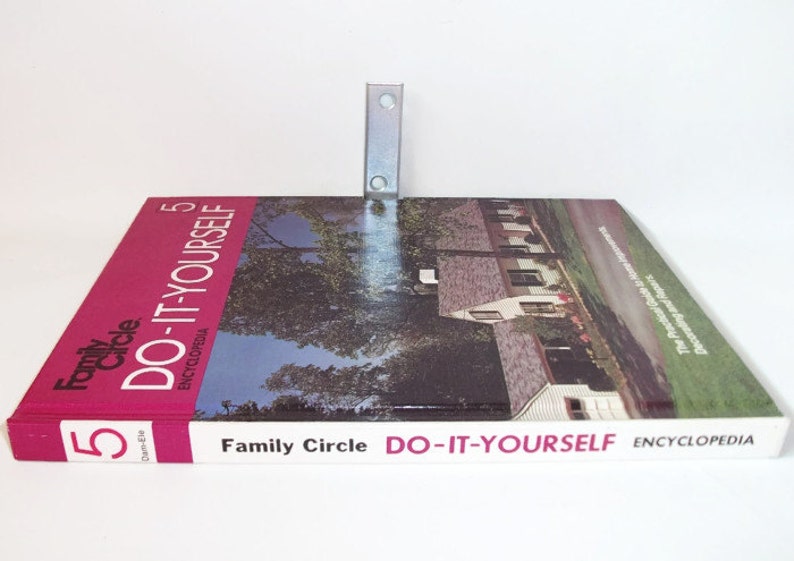 Floating Invisible Book Shelf Do It Yourself Encyclopedia Etsy