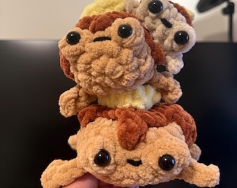 Crochet Pancake Frog Pattern Bundle | Deluxe Edition | Flapjack Frog | Biscuit Frog | Silver-Dollar Frog keychain
