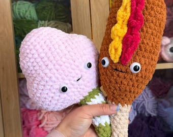 Carnival Snacks Bundle | Cotton Candy | Corn Dog | Crochet Patterns