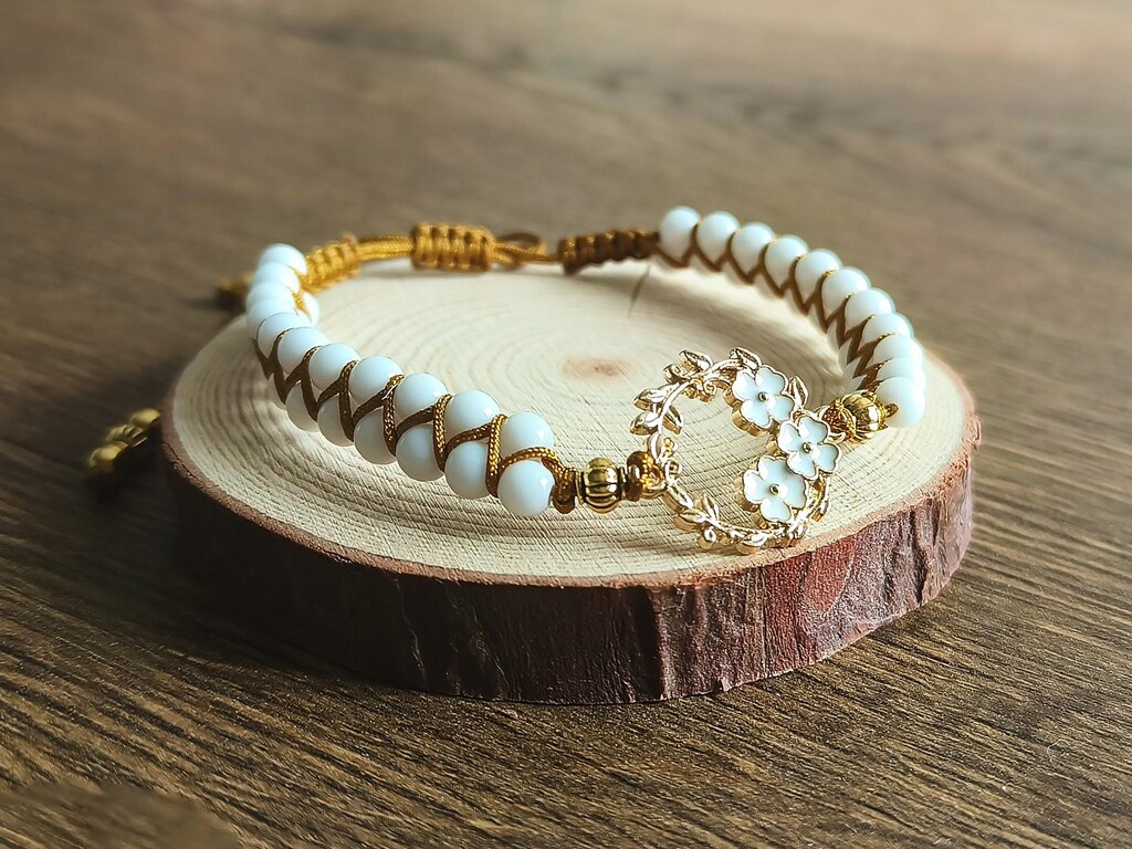 Hebterrka Set 6 Bracciali In Argento 925 | Minimalisti E Regolabili | Placcatura Oro 14K