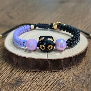 Mini Bracelet à breloques œil turc en cristal de Zircon blanc et bleu