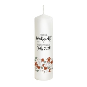 Christmas candle gingerbread model Merry Christmas - Christmas decoration - Christmas - Advent candle - gift candle - Christmas