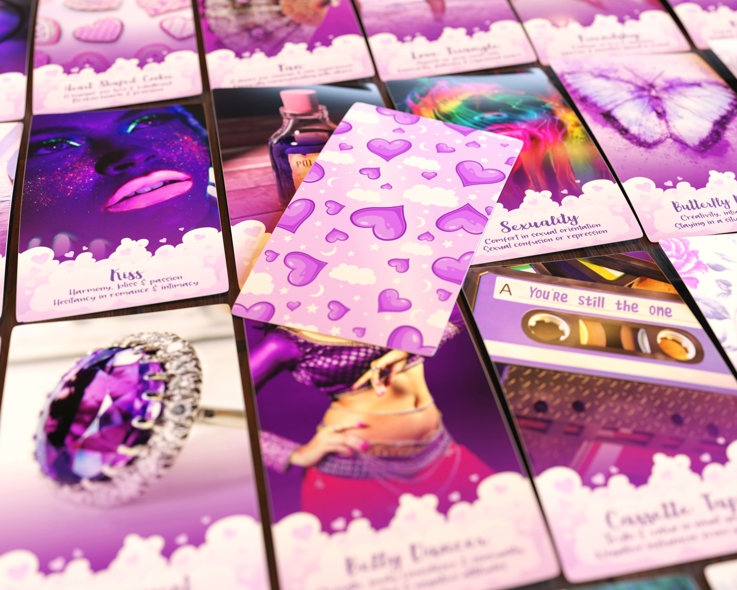 Lavender Love Dreams Oracle Deck Soulmates Twin Flames - Etsy