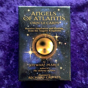 Angels of Atlantis Oracle Cards | 44 Cards | Book & Box | PRE-OWNED