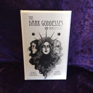 Dark Goddesses Oracle | Divine Feminine Wisdom & Shadow Work Deck | 60 Cards | PRE-OWNED