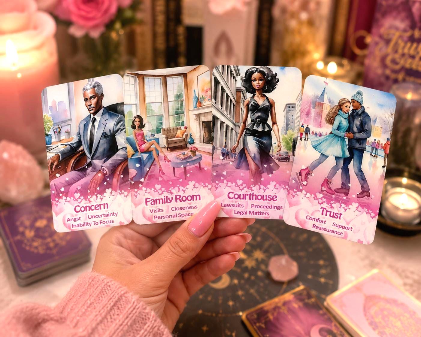 Barbie 映画　オラクルカード　58枚　希少 Barbie tarot cards - Etsy 日本