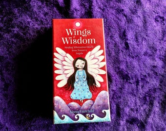 Wings of Wisdom: Heilendes Affirmationsorakel von Nature's Angels | Box & Buch | 44 Karten | VOR BESITZER