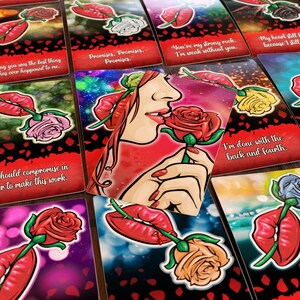RETIRING SOON | Kissed By a Rose Oracle Deck | Love Messages | Soulmates | Twin Flames | No Contact | 53 Cards