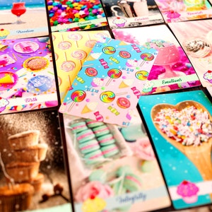 RETIRING SOON | Eye Candy Oracle Deck | Easy To Read | Pastel Colors | Lightwork | Shadow Work | Love Messages | FREE Guidebook | 53 Cards