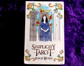 Simplicity Tarot | 1st Edition | Out of Print | Indie Deck | Gold Edges | LIKE NEW