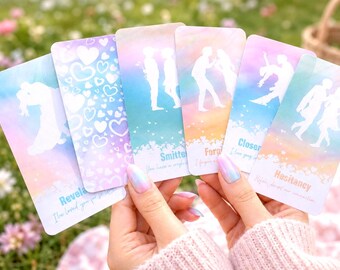 Cotton Candy Love Messages Oracle Deck: Pastel Colors, 53 Cards