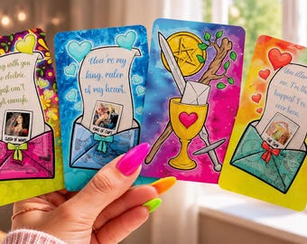 Tarot of My Heart Oracle Deck | Love Messages | Soulmates | Reconciliation | 53 Cards
